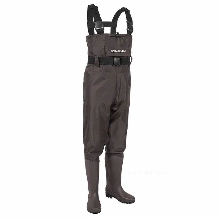 Fishing Waders - Брюки-вейдеры для рыбалки, комбинезон с ботинками,