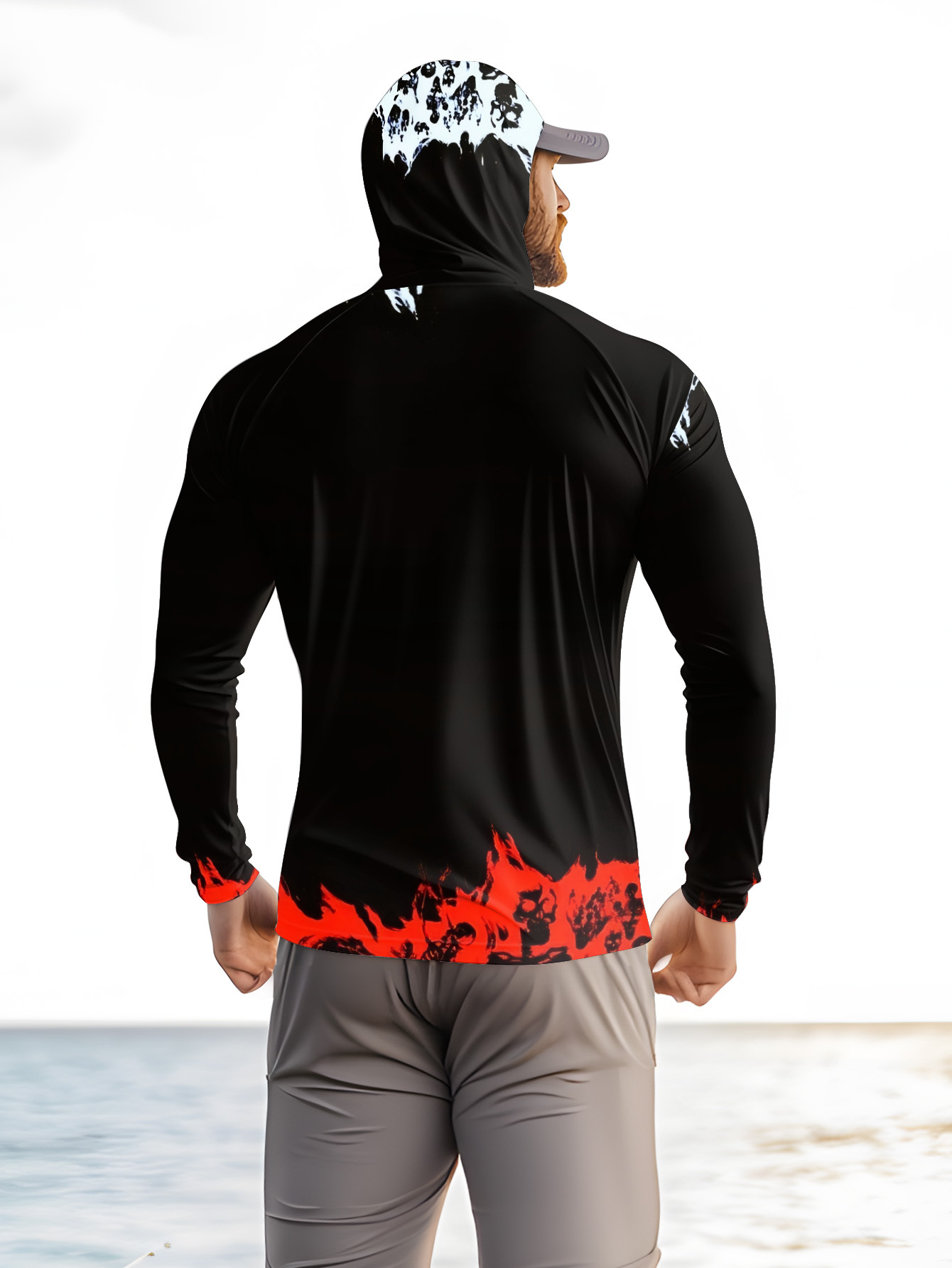 Мужская рубашка для рыбалки с  – обзор и цена Fishing Hoodie