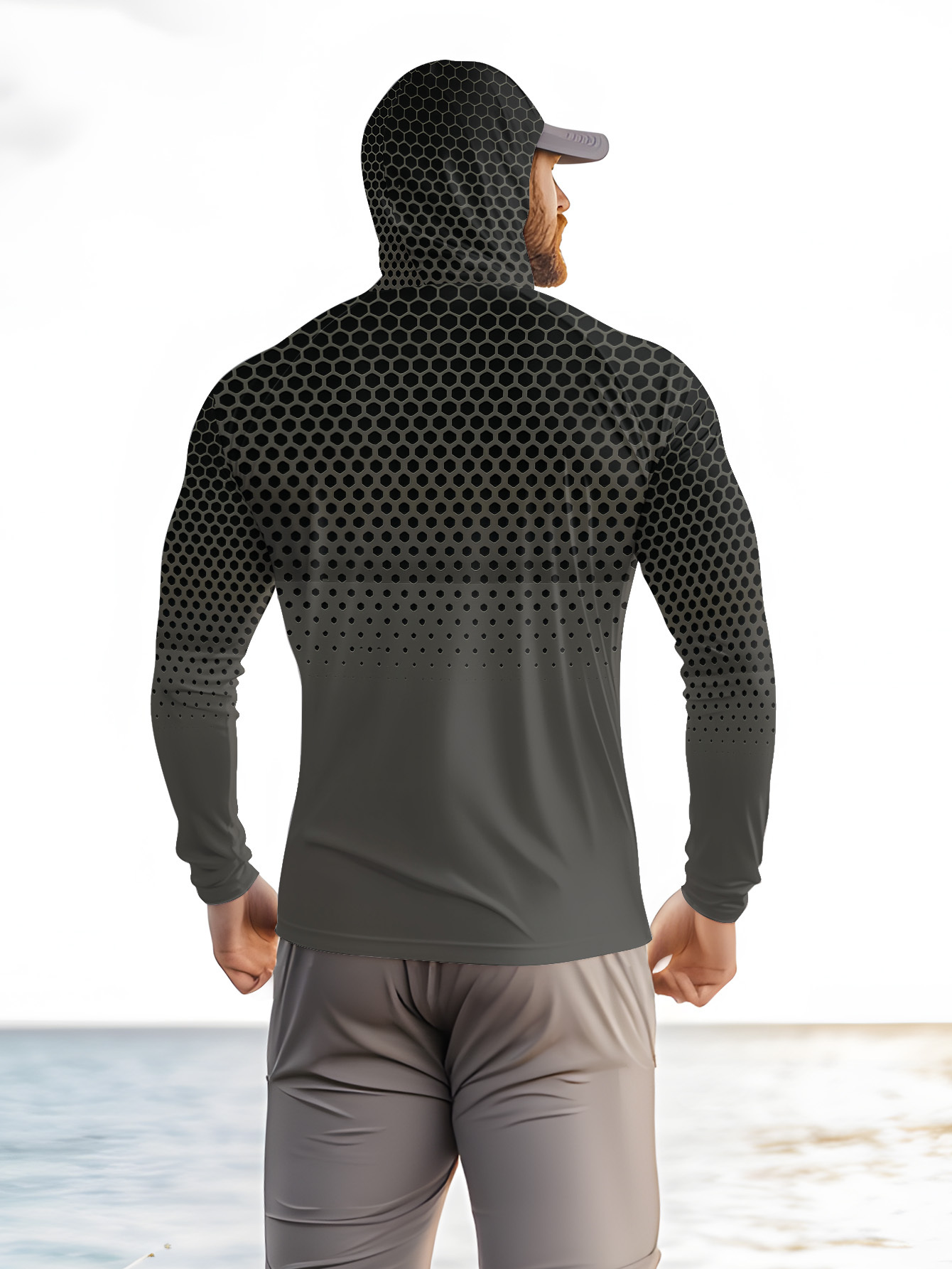 Мужская рыболовная рубашка с к – обзор и цена Fishing Hoodie